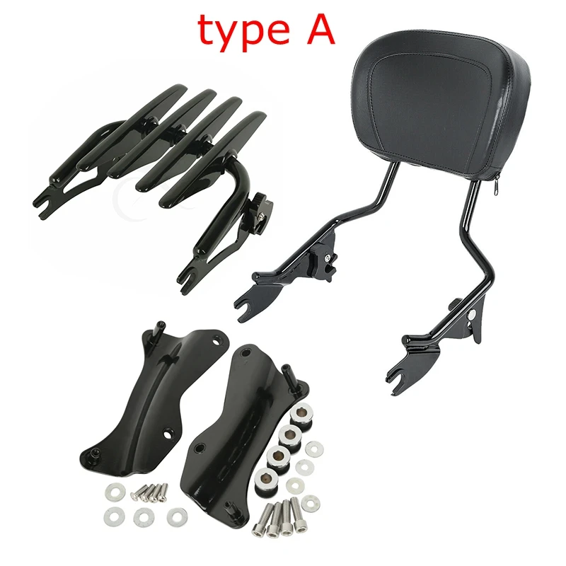 Portaequipajes Picado (chopped) Para Harley Touring Electra Glide 1997-2013 - Negro
