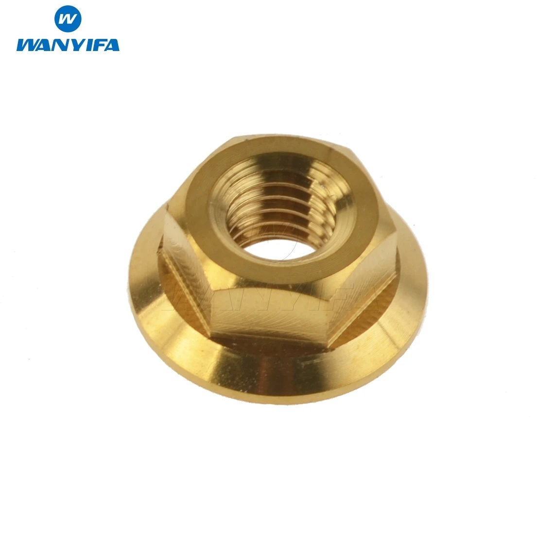 Titanium M5 M6 M8 M10 M12 M14 Flange Head Nut Screws Bolts Cycling Sprocket Nuts