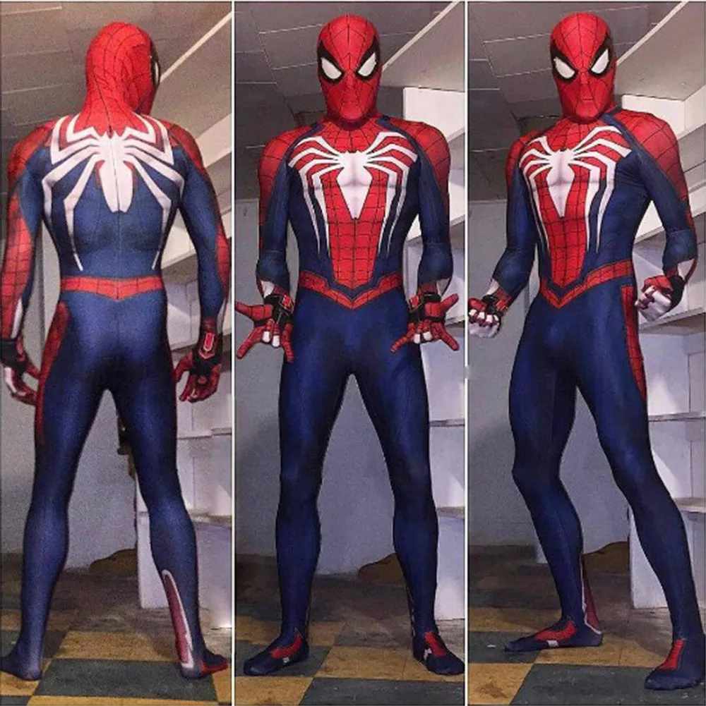 Новинка ps4 insomniac костюм паука спандекс игры Spidey Косплей Хэллоуин облегающий с