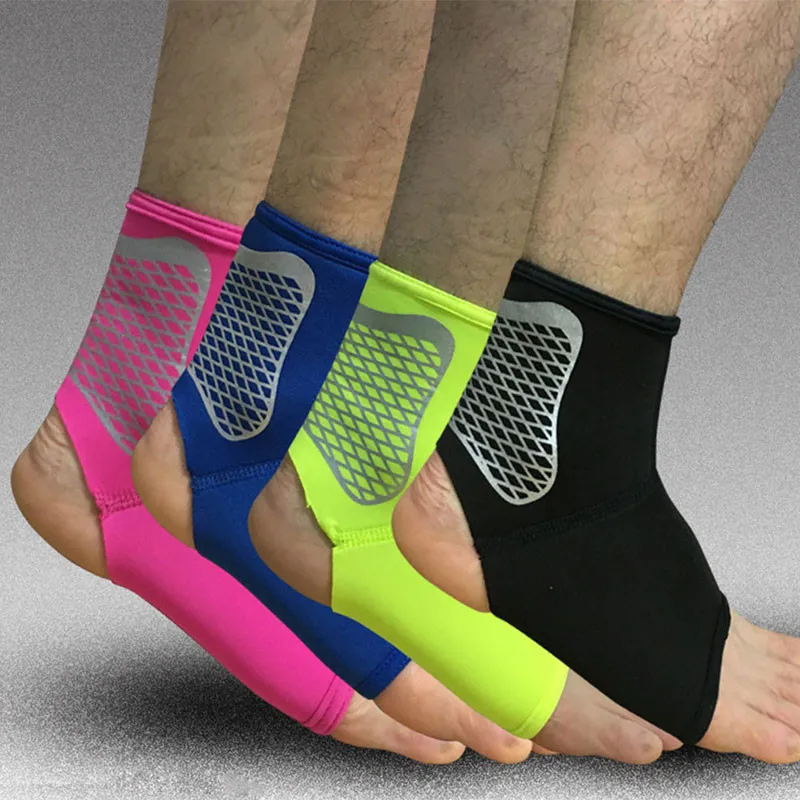 Регулируемая спортивная ножка эластичная поддержка лодыжки для спортзала для игры в баскетбол протектор ног