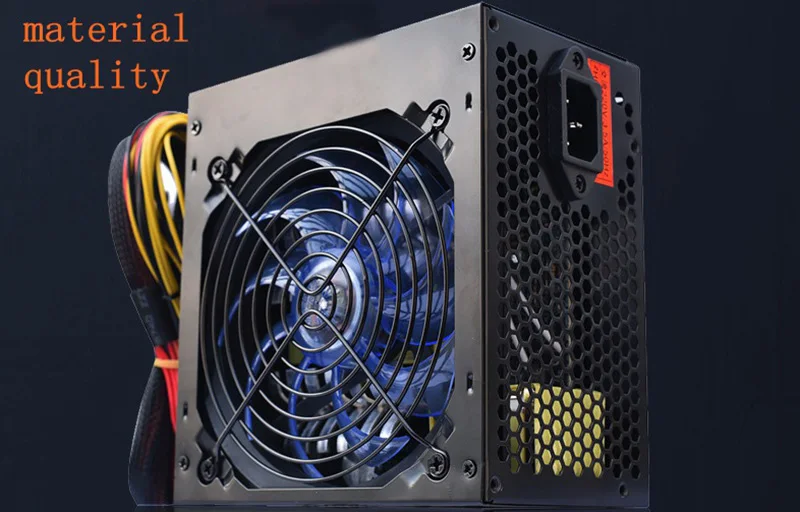 500 واط محول التيار الكهربائي للكمبيوتر PSU للكمبيوتر الألعاب الكهربائية مصدر من الجهاز sata الطاقة للرسومات بطاقة rx 470