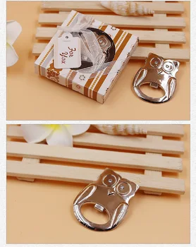 

100pcs/Lot+"Owl" Be Seeing You" Stainless-Steel Owl Bottle Opener Wedding&Bridal Shower Favors Party Souvenir+FREE SHIPPING