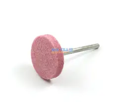 20 шт. 25x5 мм установлен точка розовый Алюминий оксид абразивных точильного камня, колесо 3 мм хвостовиком