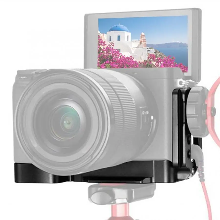 Ulanzi БЫСТРОРАЗЪЕМНАЯ l-пластина с ручкой для SONY A6400 Vlog с холодным башмаком для микрофона для камеры SONY A6400 Vlog