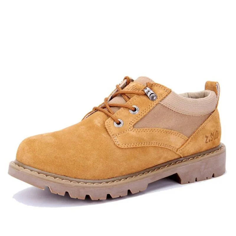 Sapatos Zapatos Masculina Em Homens Moda Dos De Massa Respirables Botas Bege Los Respiráveis Hombres Novos laranja Ferramentas Camurça Fpw4q4E