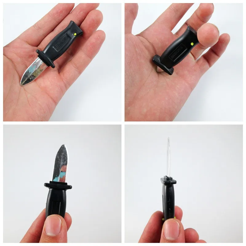 10pc Trick Dagger Knife Retractable SLIDE IN Blade Fun Joke Prank