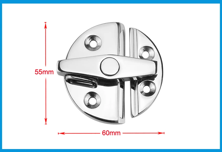 Морской класс нержавеющая сталь 316 лодка двери шкафа люк круглый люверсы твист поймать защелка оборудования аксессуары