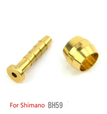 BLEED KIT Гидравлический дисковый тормоз компрессионный шланг оливковый фитинг и Барб велосипед части Shimanoo BH59 BH90 - Цвет: BH59