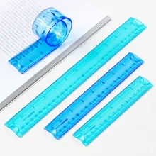 Réguas flexibale, plástico macio, Polegada es e métrico para escola e escritório, 30 cm/12 Polegada, 20 cm/8 Polegada, 15 cm/6 Polegada