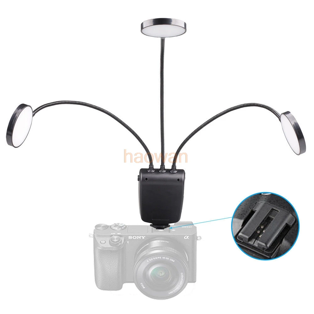 

ML-3E 5500k macro Ring Flash Speedlite LED Video Light GN31 for alpha Minolta A58 a77 a65 a55 a580 a900 a500 a300 dslr Camera