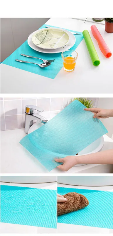 Multifunction Refrigerator Mat Fridge Antifouling Anti Frost Waterproof Pad Antibacterial Mildew Moisture Tailorable Pad A30717