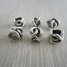 15 шт.-30 шт. тибетская Серебряная Веревка для волос, коса, дредлок, бусины, кольца, трубка, около 5 мм, отверстие для волос, аксессуары