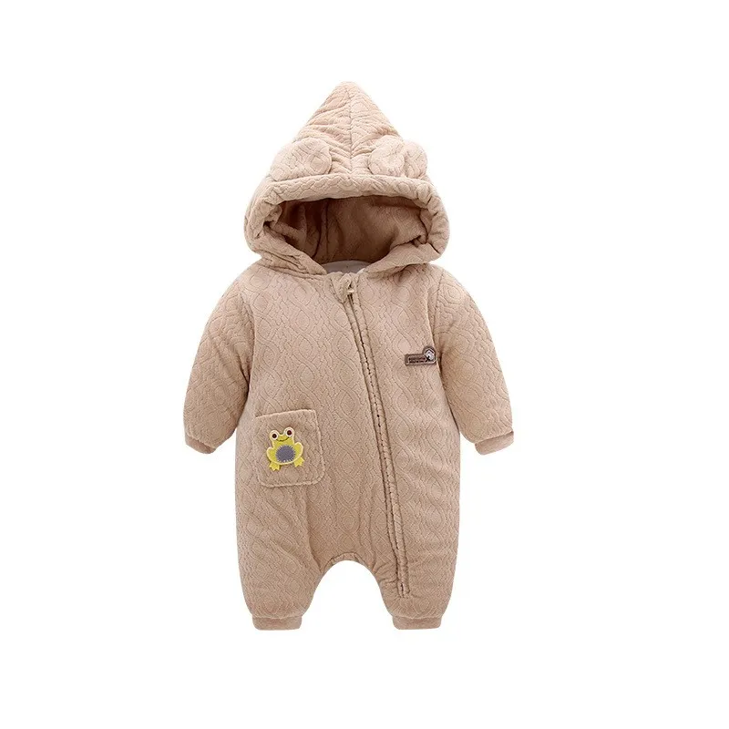 COOTELILI Winter Fleece Velvet Newborn Baby Clothes 100% COTTON Warm Infant Clothing Baby Boys Girls Rompers Baby Costume  (5)