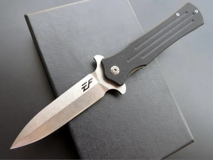

new arrival EF81 D2 blade G10 handle Tactical Hunting folding Knife Multi Tools Pocket Survival xmas gift knife