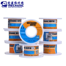 Mecânico rosin núcleo fio de solda 55g sn63 % pb37 % 0.2/0.3/0.4/0.5/0.6/0.8mm baixo ponto de fusão solda estanho fio bga ferramentas de solda