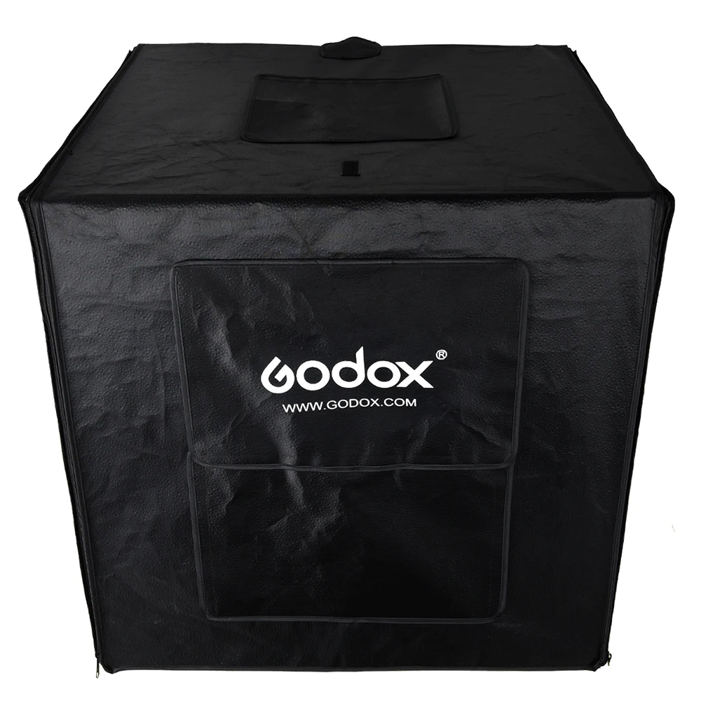 Godox LSD80 80*80 см 40 Вт светодиодный Фотостудия софтбокс светильник палатка софтбокс+ адаптер переменного тока+ фон из ПВХ для телефона DSLR съемки