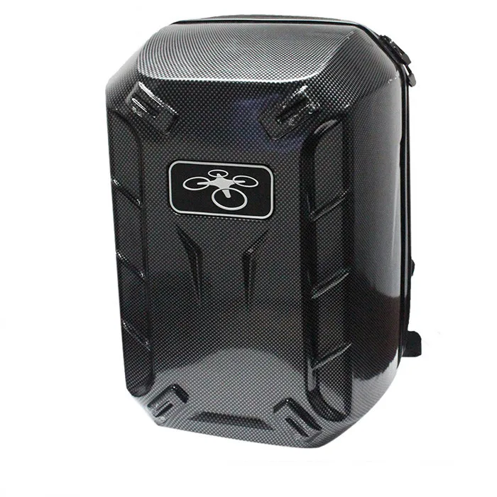 Carbon Fibre Backpack Bag Carrying Case Hardshell Hard Shell For DJI Phantom 4 3 FPV Drone RC Quadcopter