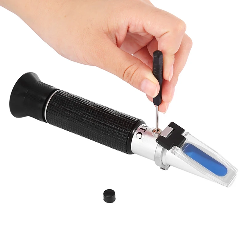 

0~10% Salt Water Refractometer Sea Salinity Meter Concentration Aquarium Handheld Mariculture Breeding Gravimeter 1pc