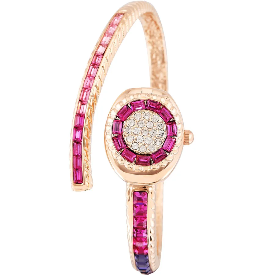 Melissa Lady Woman Wrist Watch Quartz Hours Best Fashion Bracelet Brand Snake Girl Luxury Rhinestones Shell