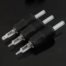 100 шт. " одноразовые ручки татуировки с четкими наконечниками резиновые ручки пластиковые наконечники алмазные наконечники для боди-арта Professional Tattoo Supply