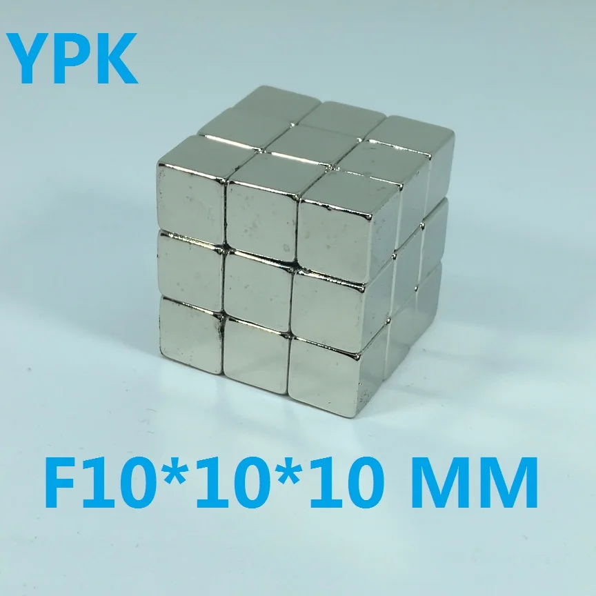 5 NEODYM POWER QUADER MAGNETE 10x10x10 Mm NdFeB N40 BLOCKMAGNETE 7,5 KG - Foto 9