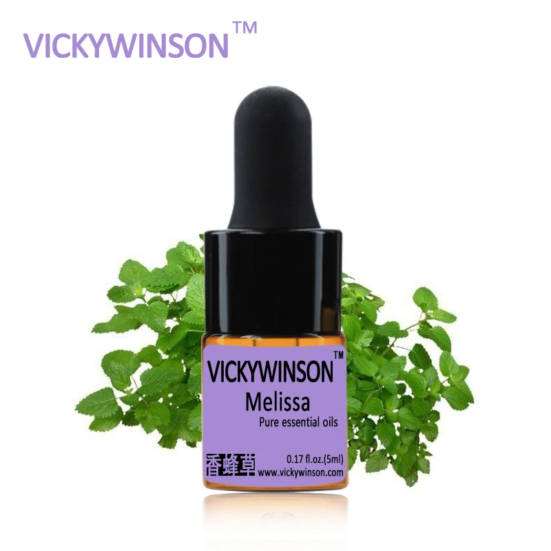 VICKYWINSON Melissa эфирное масло 5 мл 100% чистое натуральное s кожа имеет здоровый WD46 |