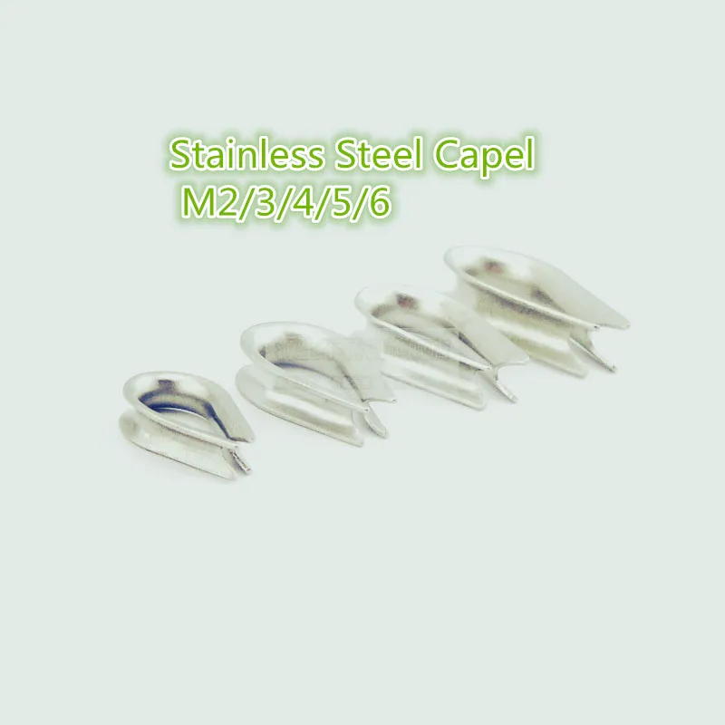 

1PCS YT535 Stainless Steel Capel M2/3/4/5/6 Wire Rope Clips Accessories