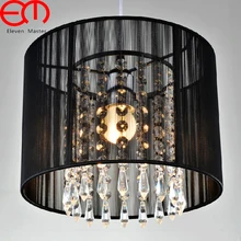 

Modern Crystal Pendant Light For Dining Room E27 Crystal Chandeliers Round Lamp Living Room Lights Curtain Lights WPL042