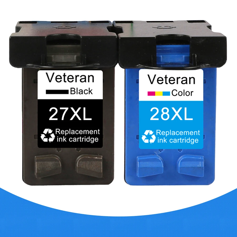 Сменный чернильный картридж Veteran 27XL 28XL для hp 27 28 XL Deskjet 450 450CI 5550 3420 3520 3550 3650 3740