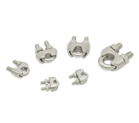 

316 Stainless Steel M2/3/4/5/6/8/10/12/20/24MM U Type Wire Rope Clip Cable Bolts Rigging Hardware clamps