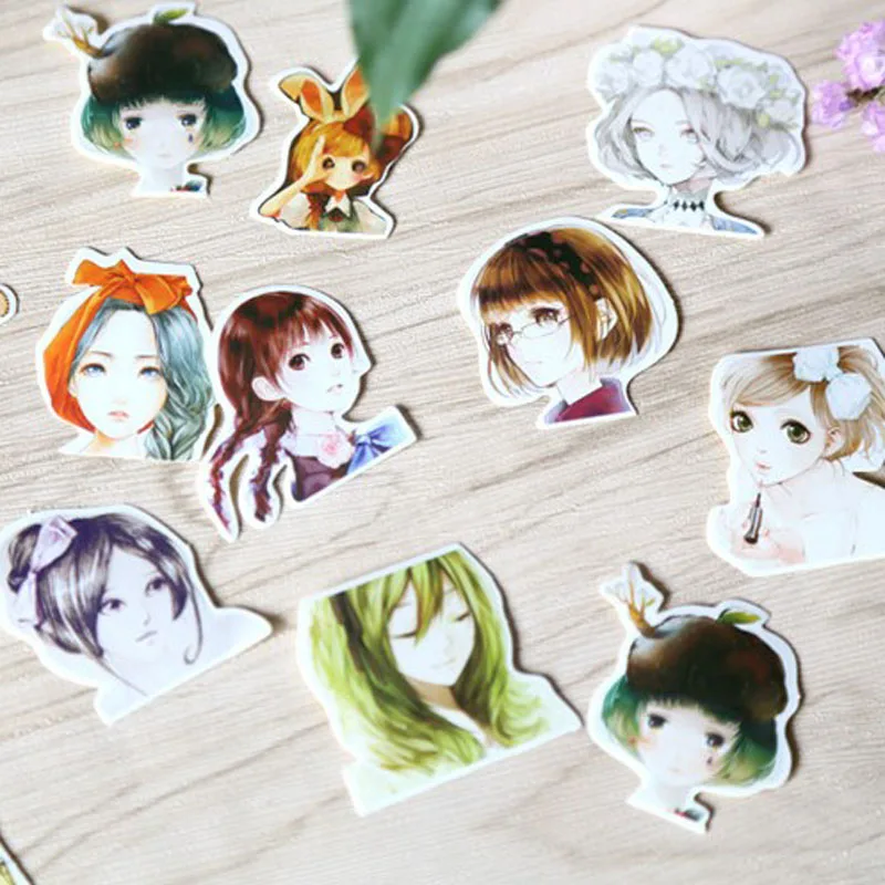 

45 pcs /set Princess Girl Mini Adhesive Stickers Decoration Stickers Stick Label