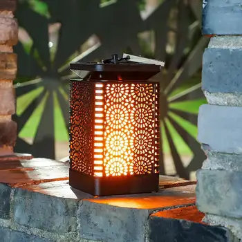 

Solar Flame Light Outdoor Solar Lanterns Lights Solar Garden Lights Waterproof Solar Hanging Light 12 LEDs Solar Landscape Light