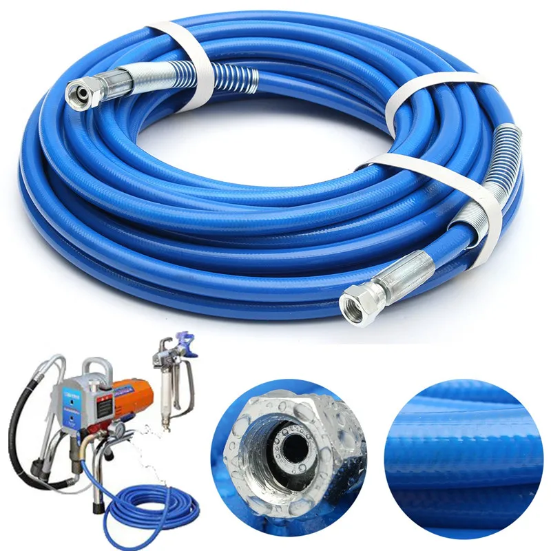 

High Pressure Pipe 13m 5000psi Airless Paint Hose 50' x 1/4" Sprayer Airless Paint Durable Hose For Spray Guns Sprayer Water