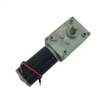 

D Shaft 12v 24v 7-470rpm A58SW31ZY 24v Turbine Worm Geared Motor Dc Micro Reversed Motor deceleration motor Self-lock Motor