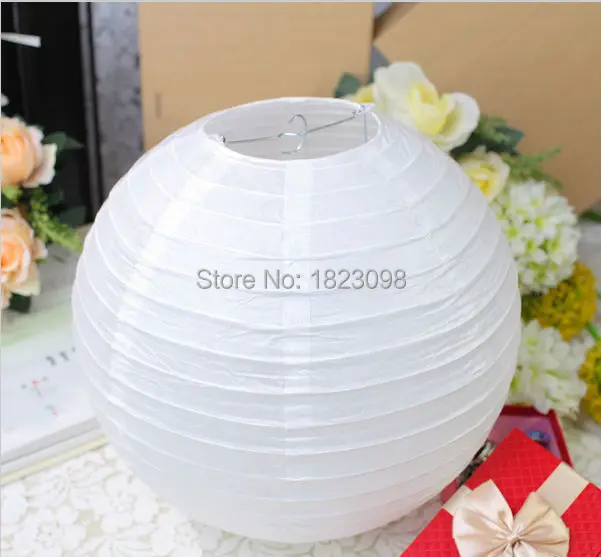 paper lanterns chinese white wholesale online Round For Wedding Party Decorations12