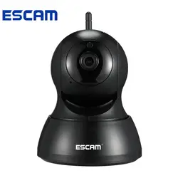 ESCAM QF007 720P 1MP WiFi ip-камера Ночной монитор для зрения 62 градусов широкоугольный 3,6 мм объектив Поддержка 64G TF карта для смартфона ПК