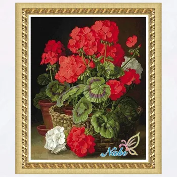 

flowers panel 5d diy beadwork 426KK - Round Diamond embroidery cross stitch diamond mosaic painting