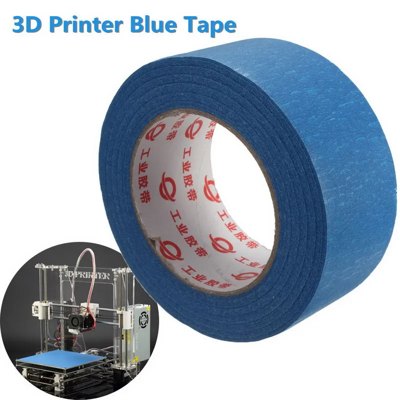 Printer Blue Masking Tape 50mm Wide 50m Reprap Bed Tape Painters Masking VEC71 T30 chevron print masking tape
