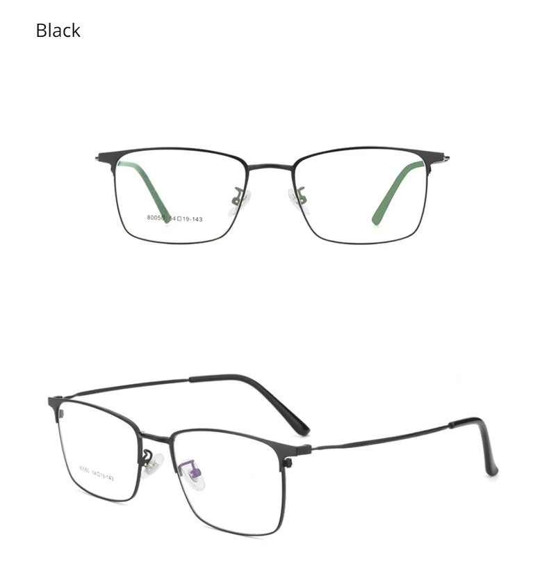 Ralferty, ультралегкие очки, оправа для мужчин, титановый сплав, близорукость, рецепт, очки, классические, полностью металлические, квадратные, очки Oculo Y80050
