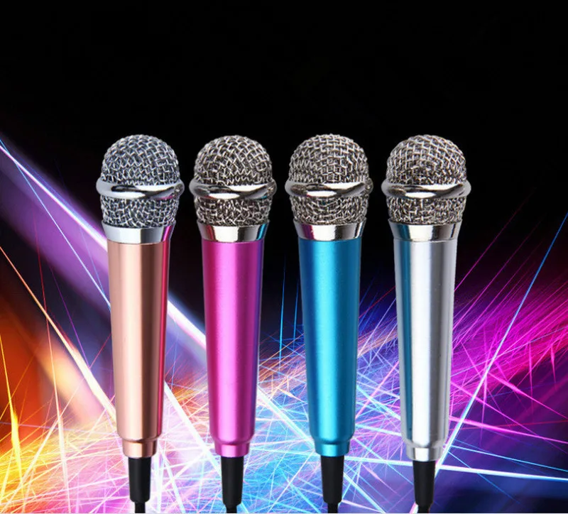 

Portable Mini 3.5mm Stereo Studio Speech Mic Audio Microphone For Phone/Smart Phone Desktop Accessories