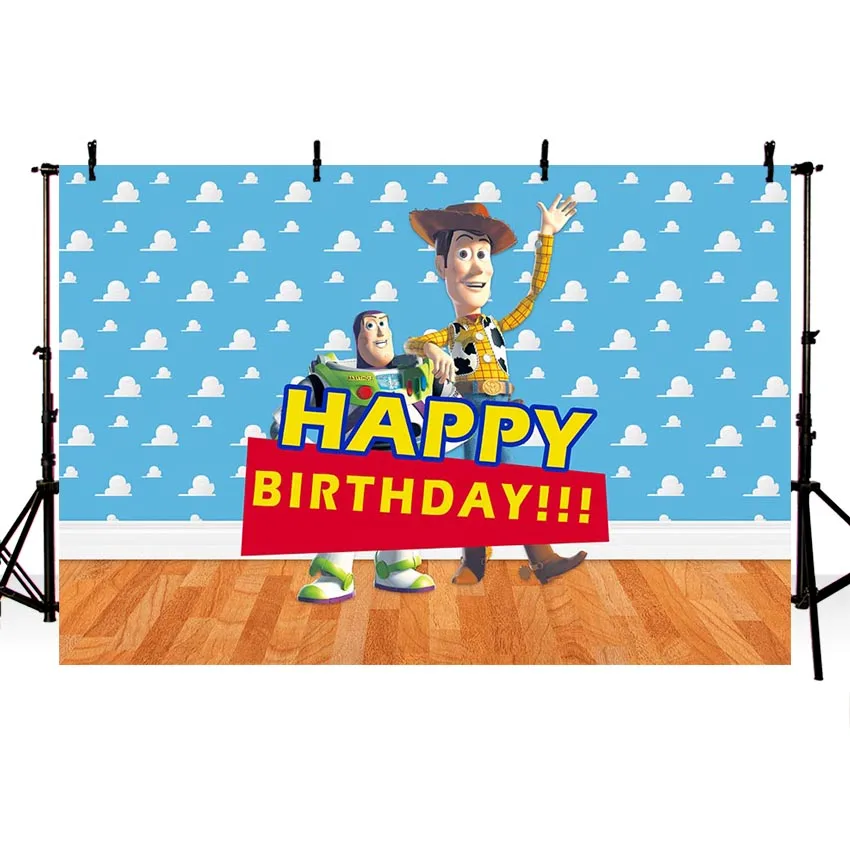 

Photography Backdrops Cartoon Toy Story Candy Children Birthday Party Studio Background Customize Backgrounds for Photo Studio