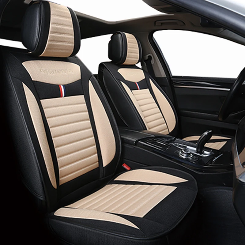 Automobiles Flax Universal auto car seat cover for honda ...