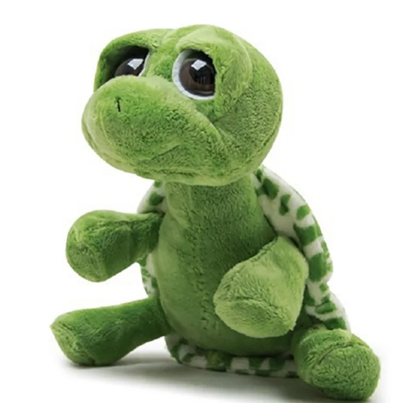 

Small Size Big Eyes Stuffed Tortoise 20 cm Turtle Stuffed Plush Animals Super Green Animal Plush Baby Toy Gift