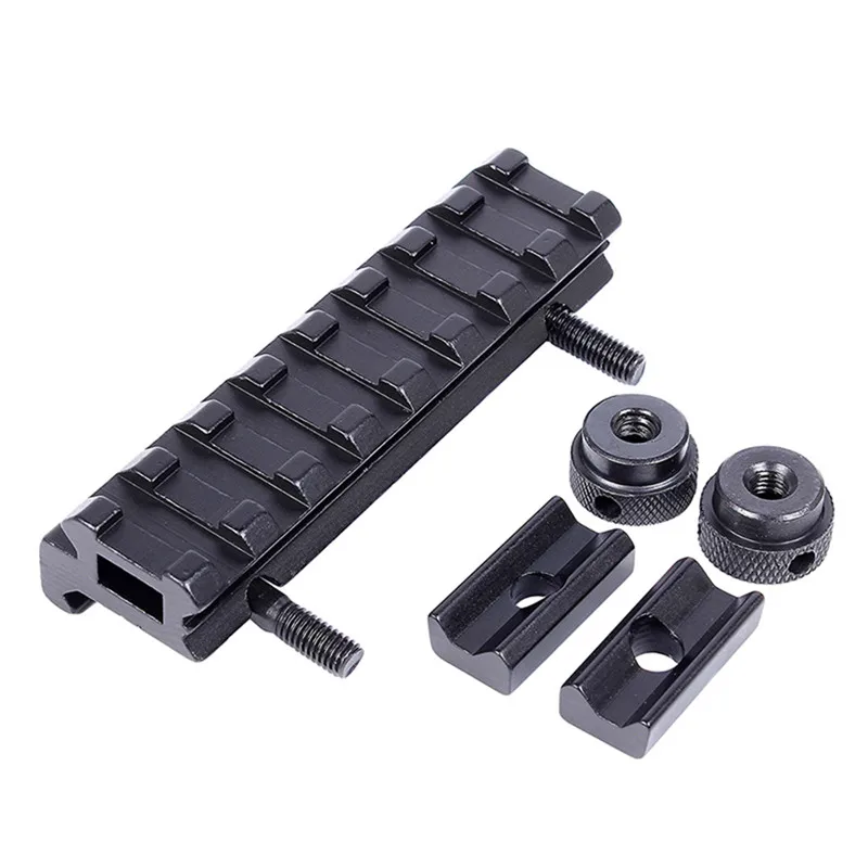 Airsoft 8 Slot Medium Riser 20mm Weaver Picatinny Base/Scope Mount Gun