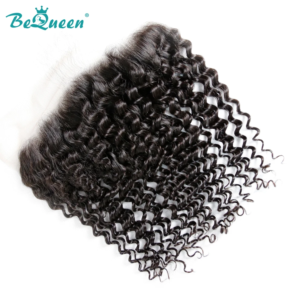 Bequeen Hair Заводские бразильские волосы 13 by 6 Прозрачная Кружевная фронтальная