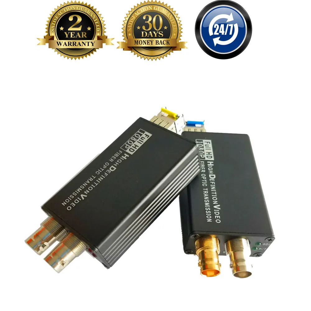 

New 20km HD SDI Fiber To BNC Coaxial Convertor Fibra Optic Converter 1080P HD-SDI Fiber Optical Transmitter With Switch Quantity