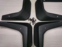 Car-Styling 4pcs Car Accessories Mud Flap Mudguard Exterior Splash Protector Front Rear Fender Cover For Volkswagen Polo 2011