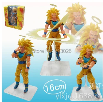 

Dragon Ball Z Super Saiyan 3 Son Goku Action Figure PVC Collection figures toys for christmas gift brinquedos with Retail box