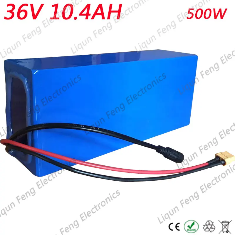 

EU US AU No tax 36V 10AH Electric Bike Battery 500W 350W Lithium Battery 36V with 42V 2A charger 20A BMS 36V E Bike Battery Pack