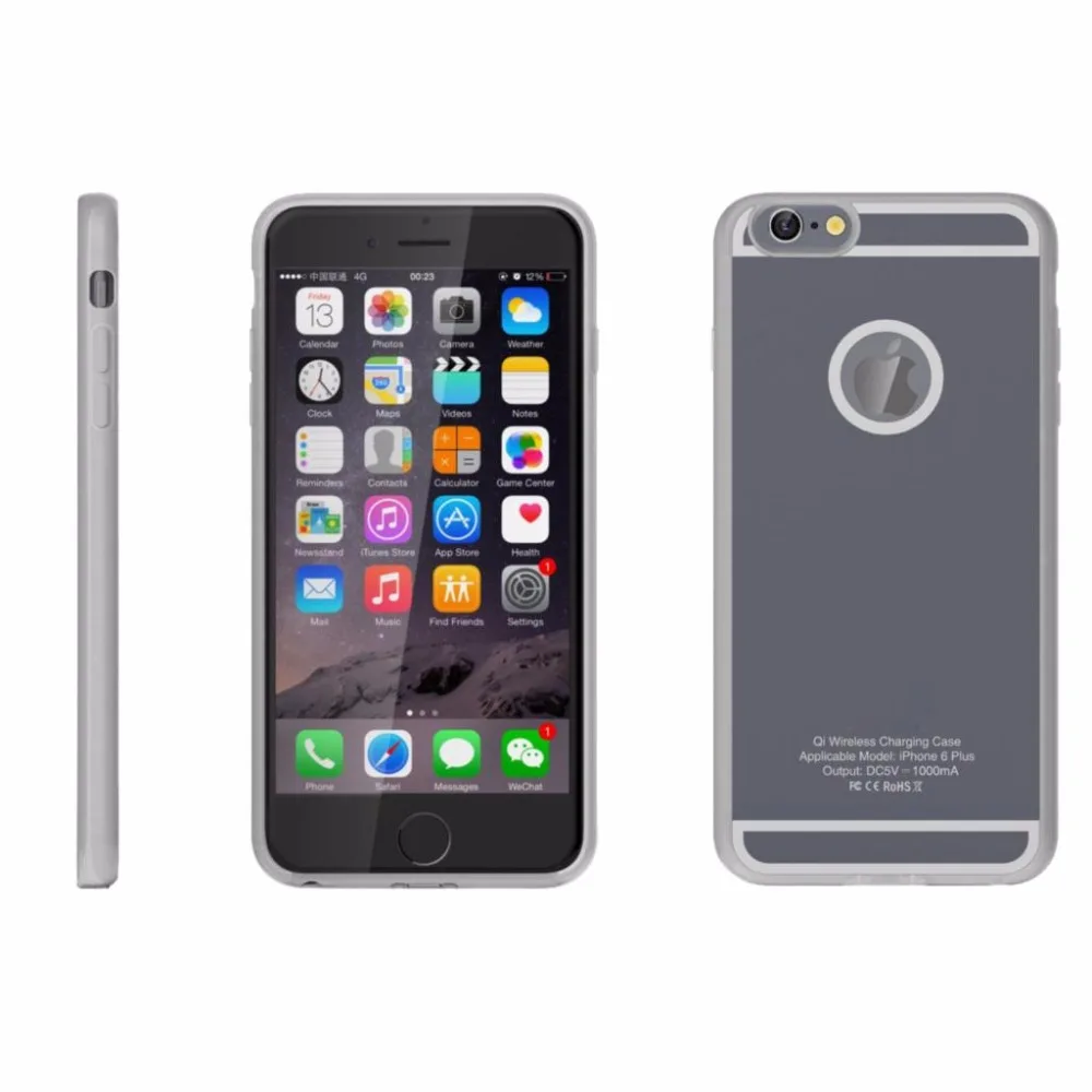 Ectobe Qi Беспроводной зарядный коврик док + приемник чехол для iPhone 5 5S SE/6 6s/6 6s плюс
